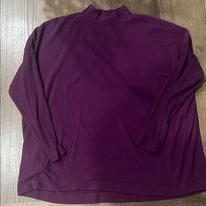 LOFT Purple Long Sleeve Tunic